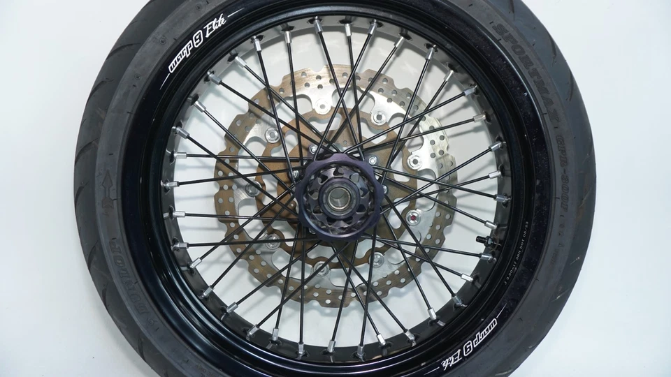 Juego de llantas Supermoto 1993-2024 XR650L Honda WARP 9 ELITE 17"x3,5/4,25 284442 Foto 4 de 4