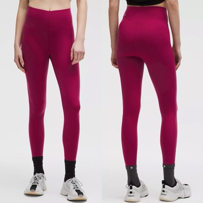 NWT Lululemon Glow Up Super-High-Rise Tight 25'' Magenta Smoke Size 6 $118