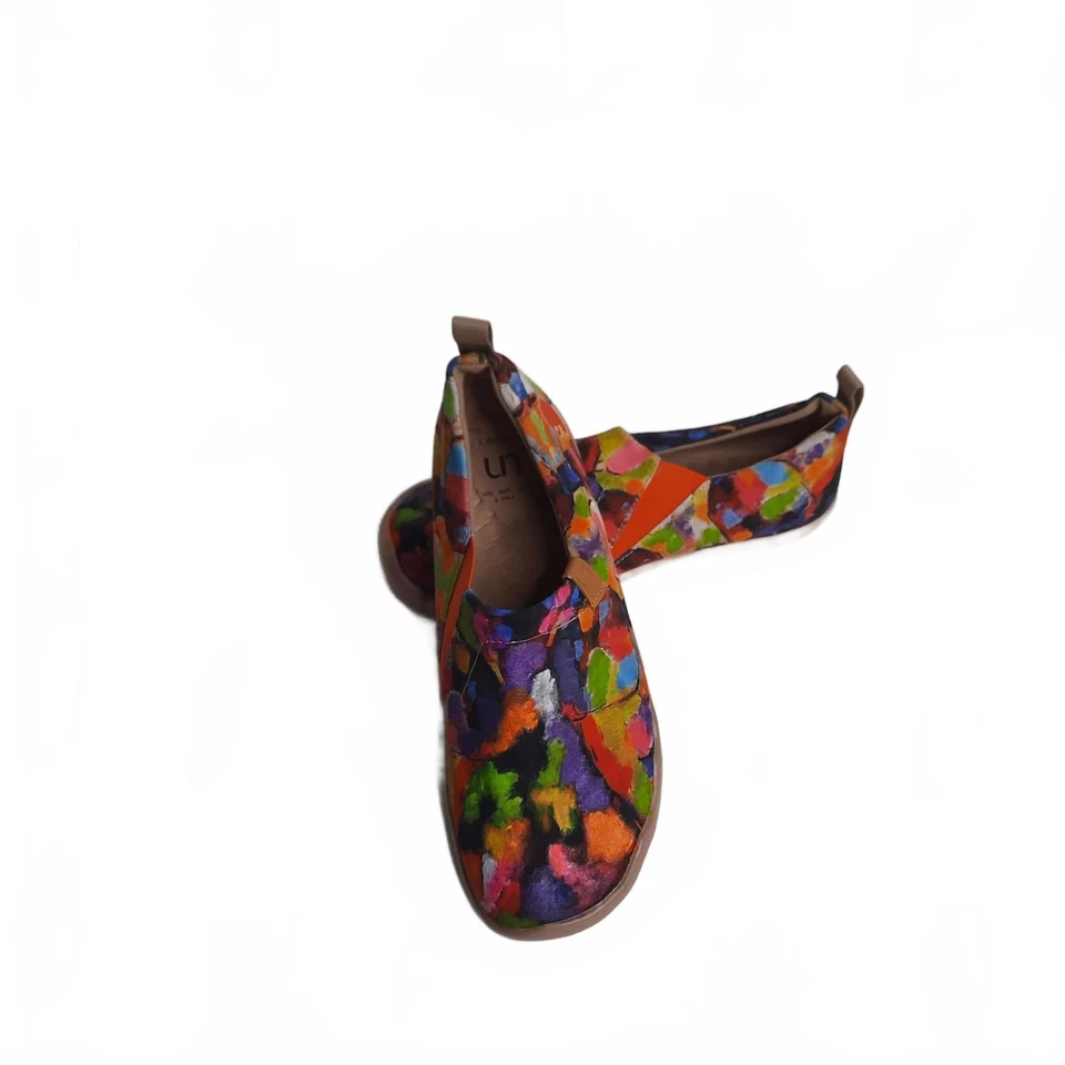 Женские холщовые туфли на плоской подошве UIN Toledo Artistic без шнуровки размер 8 - Изображение 3 из 4