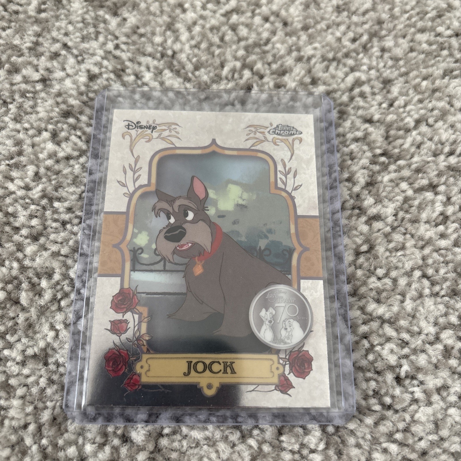 2025 Topps Chrome Disney Jock Lady And The Tramp 70 Years Insert LT-6 SP