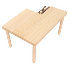 NEW Hamster Climbing Platform 2 Layer Landscaping Natural Wooden Hamster Playing