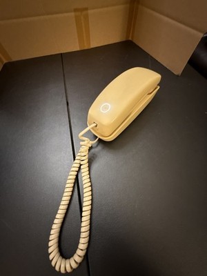 Vintage Western Electric Trimline Push Button Wall Phone Beige