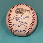 DAMASO MARTE Signed Official 2005 WORLD SERIES Baseball Beckett w/ INSC