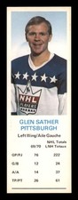 1970 Dads Cookies #117 Glen Sather   NM J3380906