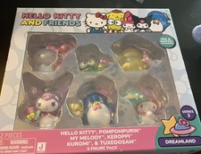 Hello Kitty HKT0164 My Melody Keroppi Tuxedosam Pompompurin Figure 6 Pack