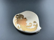 Vintage Powder Compact Elgin American Gold/silverT 3-1/2” L Classic Beauty