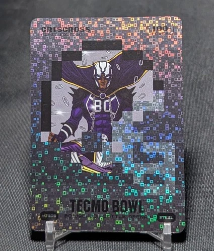 Chris Carter CRISCROSS Helmet Icon Battlefoil Bo Jackson Battle Arena TECMO BOWL