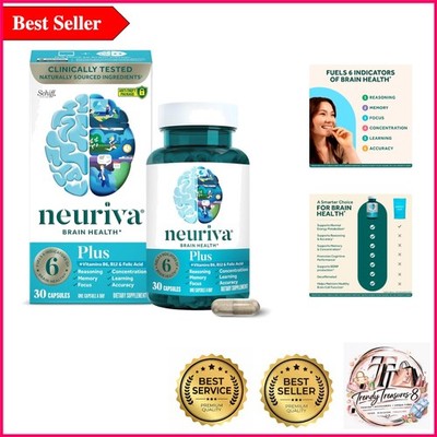 Plus Brain Supplement for Memory & Focus with Clinically Tested Nootropics