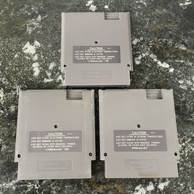 VINTAGE Nintendo NES Sports Game LOT Bases Loaded 720 Double Dribble NICE!!