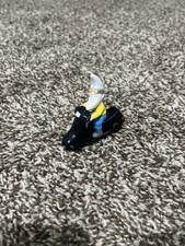 Vintage 1988 McDonald s Happy Meal Toy MAC TONIGHT Moon Man on Black Scooter