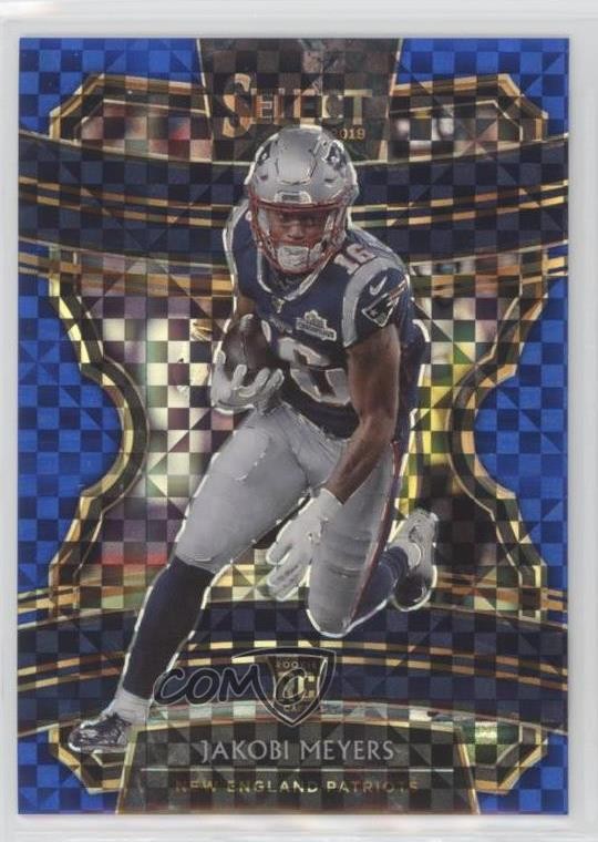 2019 Panini Select Concourse Blue Prizm 93/175 Jakobi Meyers #11 ni4