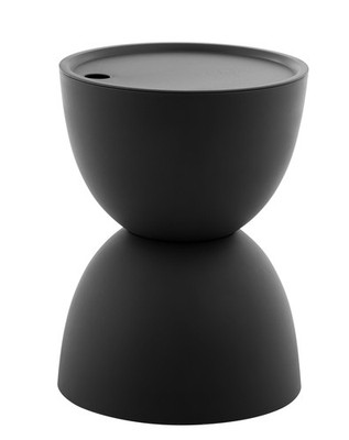 HowHomely Beistelltisch Dekotisch Couchtisch Wohnzimmertisch schwarz Design Deko