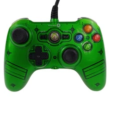 PowerA Wired Controller for Xbox 360 Translucent Green USB Gamepad Model 010027