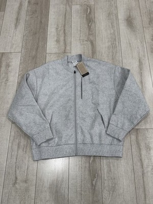Men XL Nike Tech Pack Therma-Fit ADV Forward Bomber Jacket Heather Gray Knit