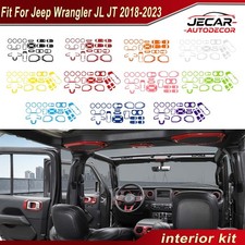 Full Set Interior Dash Console Trim Kit For Jeep Wrangler Jl Jt 18 Accessories Full Set Interior Dash Console Trim Kit For Jeep Wrangler Jl Jt 18 Accessories