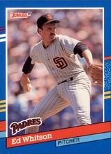 Ed Whitson 186 base 1991 Donruss NM