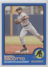 2022 Topps Heritage Minor League Edition Blue Border 33/99 Maikol Escotto 3y1