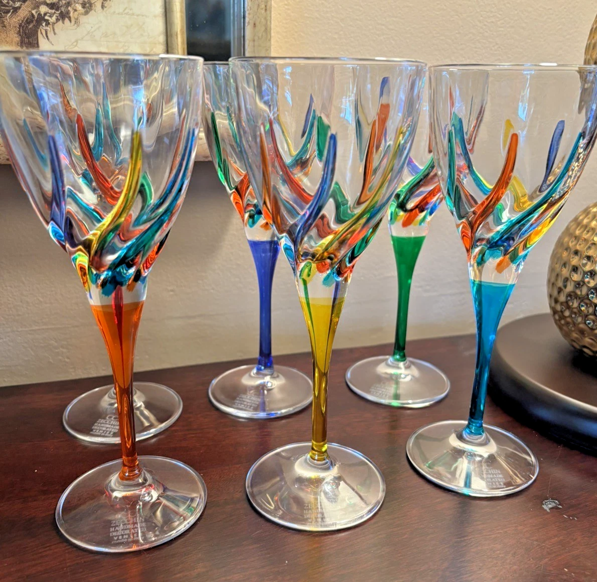 murano wine glasses products for sale | eBay