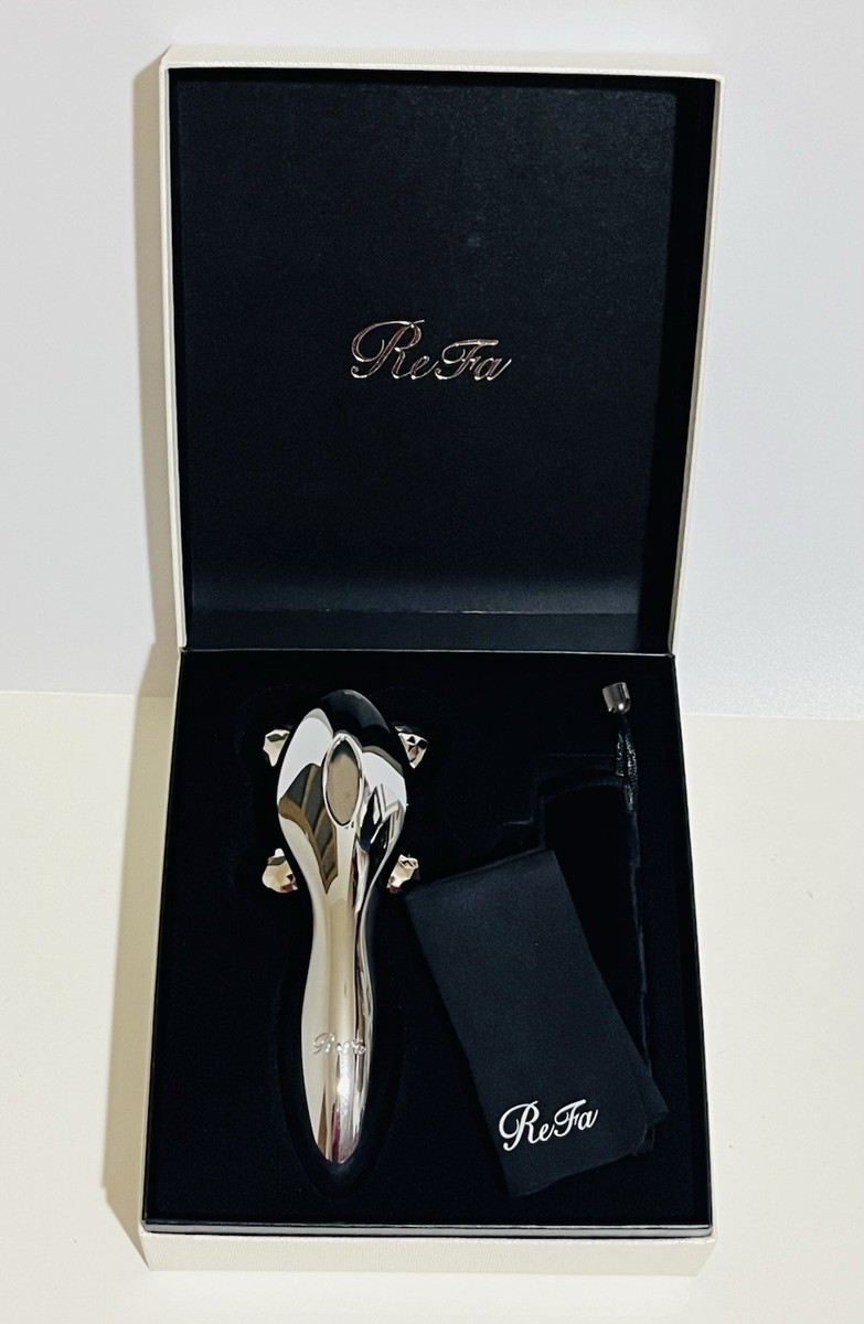 ReFa 4 CARAT RF-FC1932B Facial Roller Authentic Full Set w/ Box