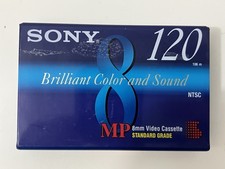 SONY MP Standard Video 8 mm Cassette Tape 120m Blank New P6-120MPC