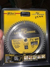 7-1/4" 60T Laser Carbide Blade Product No. 36078 Ivy Classic