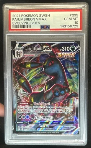 2021 Pokemon SWSH Evolving Skies Umbreon VMAX #095/203 PSA 10 GEM MINT