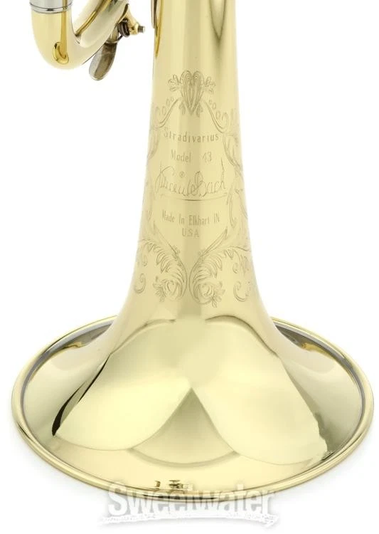 Trompeta Bach 19043 Stradivarius Profesional Bb - Laca Transparente Foto 4 de 4