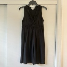 LOFT Sleeveless Black V-neck Dress Women’s Size XS EUC