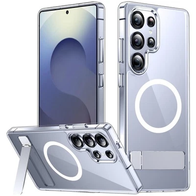 SPIDERCASE Only for Samsung Galaxy S25 Ultra Case, Magnetic with [3 Stand Ways][ Militar...