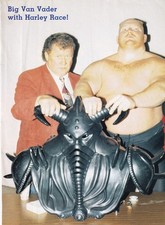 Vader Harley Race Todd Champion Firebreaker Chip 8x10 Magazine Page Photo WCW