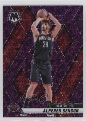 2024-25 Panini Mosaic Fast Break Purple Prizm 36/50 Alperen Sengun #64 19jf
