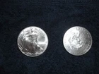 2015 $1 U.S SILVER EAGLES TUBE OF TWENTY (20) BRILLIANT UNCIRCULATED COINS