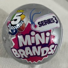 Five Zuru Surprise Mini Brands Disney Store Mystery Capsule Toys Series 3