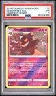 2019 POKEMON SUN & MOON UNBROKEN BONDS #70 GENGAR-REVERSE FOIL PSA 1