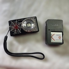 Sony Cyber-shot DSC-W530 Compact Digital Camera Swarovski Spider Decor