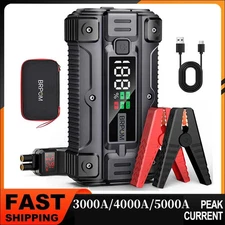 Car Jump Starter 5000A/4000A Battery Charger Emergency Power Bank Booster 12V