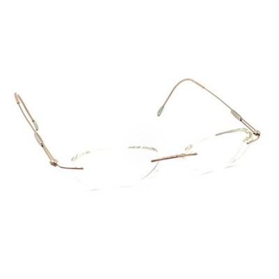 Silhouette 7534 40 6077 Pink Rimless Eyeglasses Frames 17-35 Titanium Austria