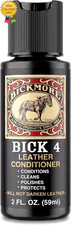 Bick 4 Leather Conditioner  Cleaner Won'T Darken Boots Couch Bags 2 Oz
