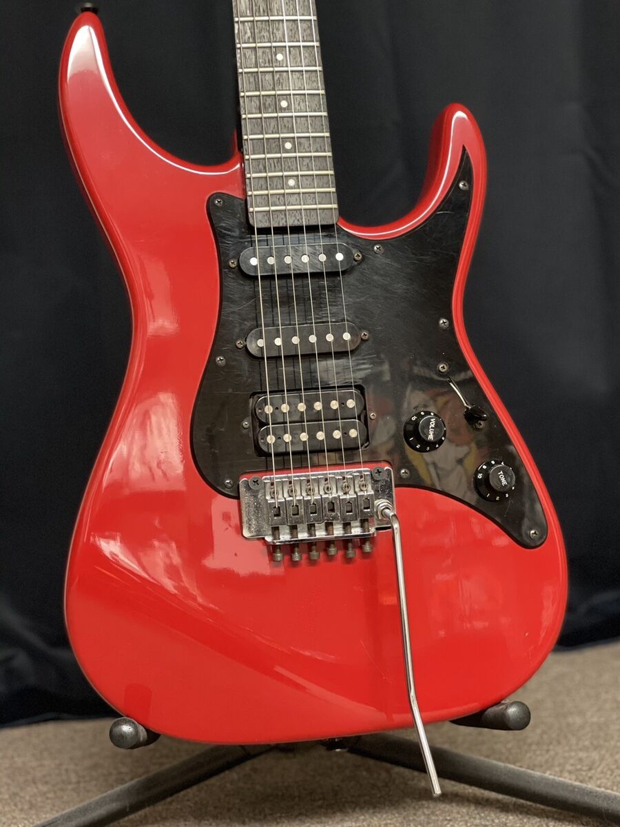 1980s Fernandes Electric Guitar FR-55 Revolver Floyd Rose 1980s Fernandes Electric Guitar FR-55 Revolver Floyd Rose
