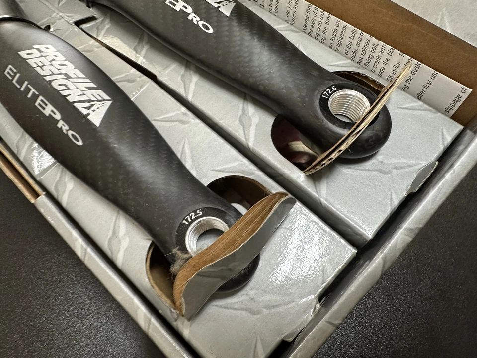 Juego de bielas de carretera Profile Racing Elite Pro Octalink negras 172,5 mm aluminio/carbono Foto 4 de 4