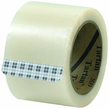 General Purpose Hot Melt Packing Tape, 3 In x 110 Yd 1.6 Mil Thick, Clear 24 Pk