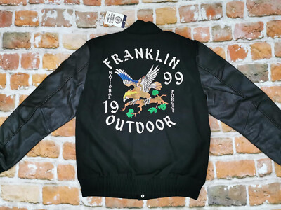 New Franklin Marshall 1999 Outdoor College Jacket Adler Bird 