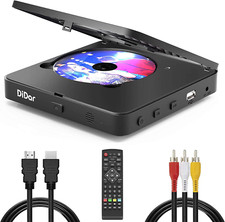 Super Mini Blu-Ray Disc Player for TV with Remote Control  HDMI AV Cable