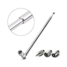 75 Ohm W/TV/3.5 Adapter F Type Telescopic Aer...