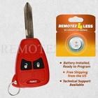 Keyless Entry Remote for 2006 2007 2008 2009 Dodge Ram 1500 2500 3500 Key Red