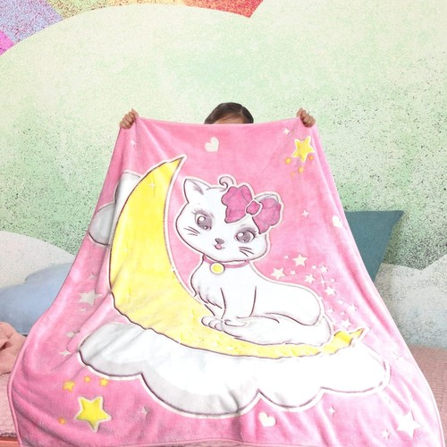 Glow in the Dark Fleece Cat Blanket NEW 50 x 60 in Case of 12