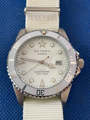 Oxygen Diver 40mm Quartz Watch NOS -50% discount pvp (1/OX4)