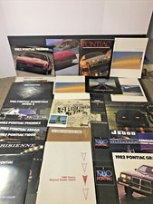Vintage 1980s Gm Automobile Dealer Exclusive Sales Brochure Etc Pontiac Firebird Vintage 1980s Gm Automobile Dealer Exclusive Sales Brochure Etc Pontiac Firebird