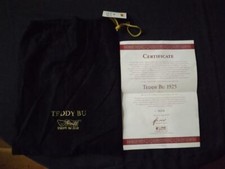 Steiff Teddy BU 1925 White 30 Certificate NWT Dust Bag 407178
