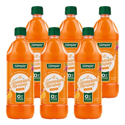 Slimpie - Orange Raspberry Lemonade syrup - 6x 650ml